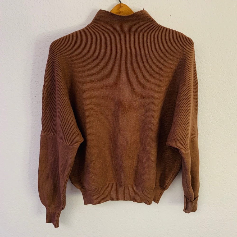 Mock Neck Sweater Top